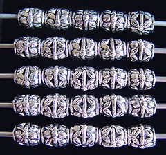 pandora silver bead charms